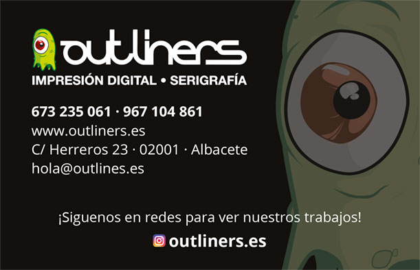 ejemplo tarjeta de visita outliners