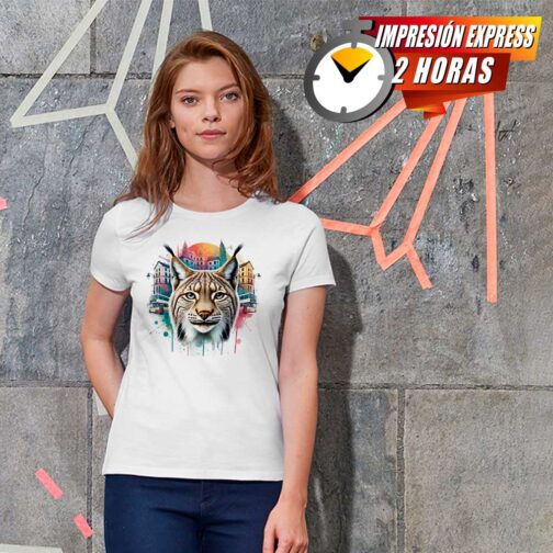CAMISETA PERSONALIZADA BLANCA DE MUJER EXPRESS