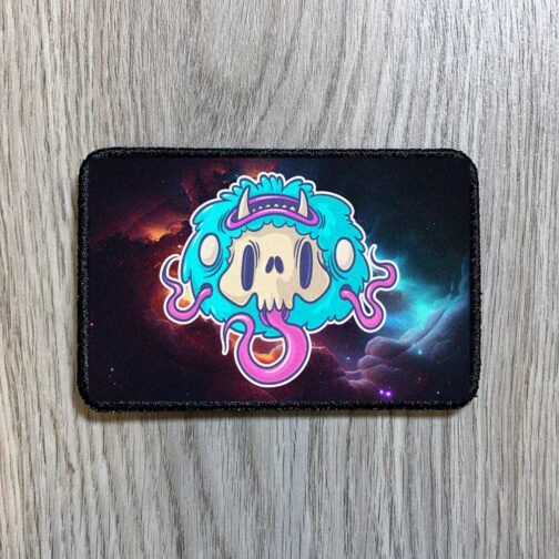 parche personalizado con trasera de velcro