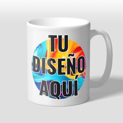 taza personalizada a 1 cara
