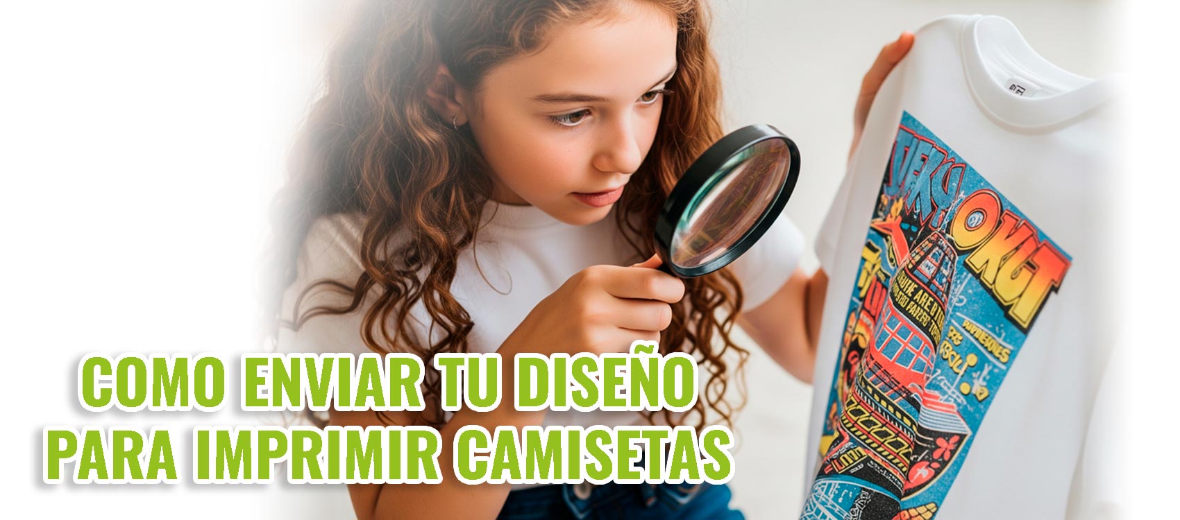 detalle de diseño en una camiseta personalizada