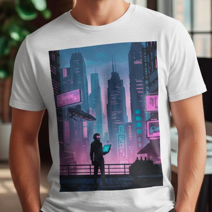 camiseta personalizada a todo color con la técnica DTG