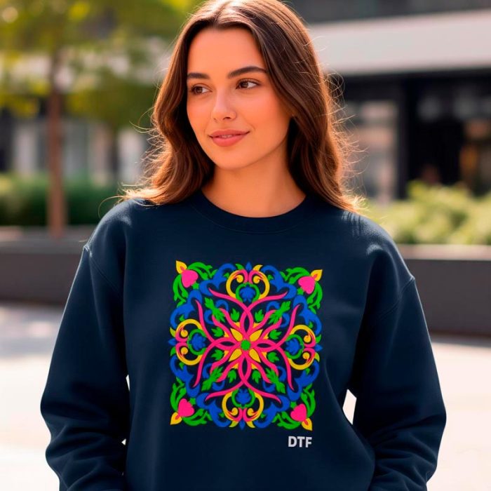 sudadera personalizada en impresión DTF