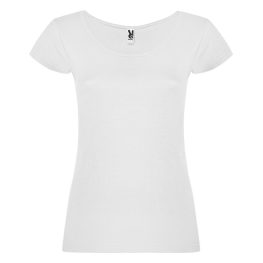 camiseta mujer personalizada con cuello redondo y escote amplio