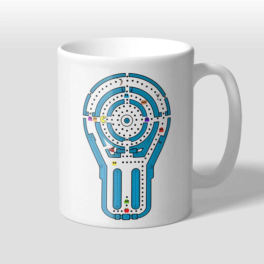taza redondeles pacman